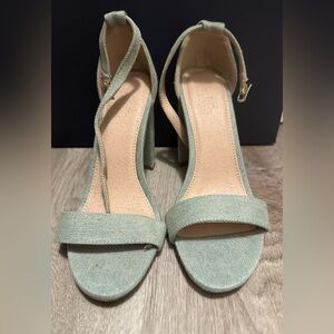 Jean blue Strappy Women's Heels